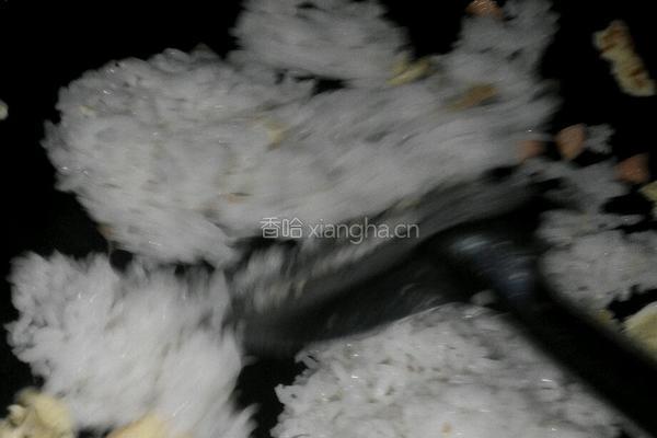 姜蛋炒饭的做法图解3