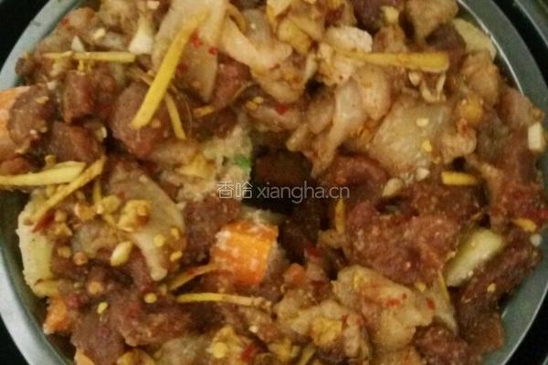 土家蒸肉的做法图解3