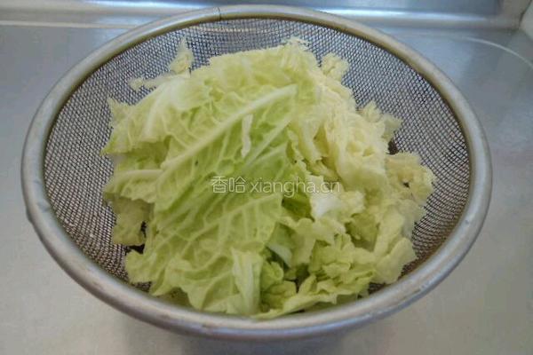 虾皮白菜汤的做法图解4