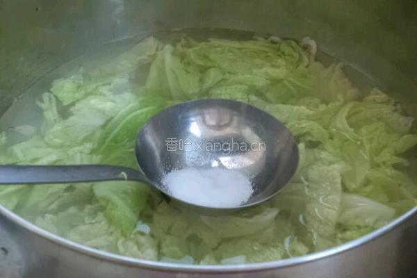 虾皮白菜汤的做法图解6