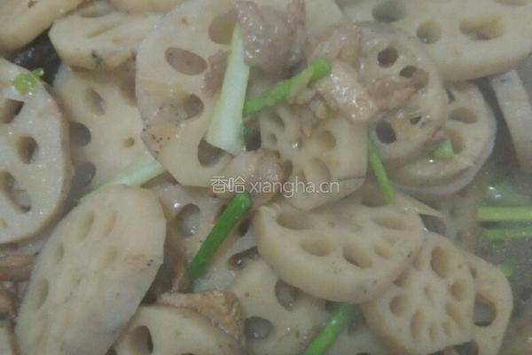 肉片香菇炖莲藕的做法图解10