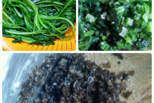 芹菜木耳猪肉馅饺子的做法图解3
