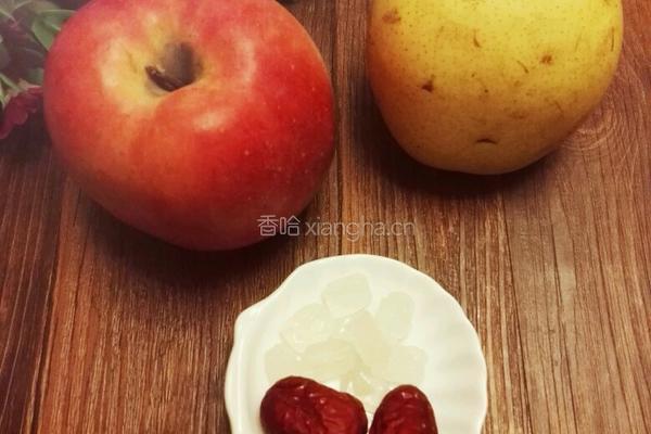 桂花苹果梨的做法图解1