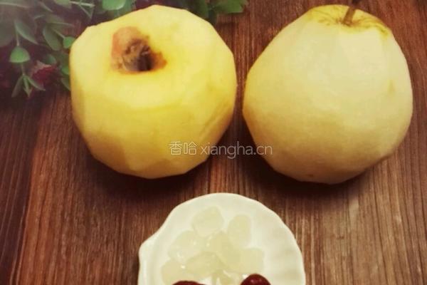 桂花苹果梨的做法图解2