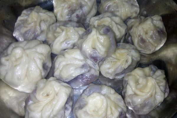 紫薯包子的做法图解7