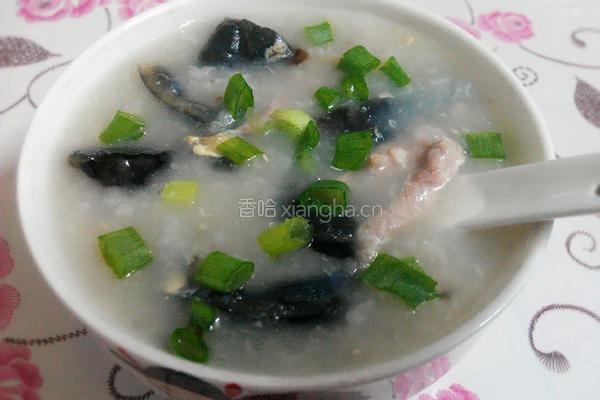 皮蛋瘦肉粥的做法图解12