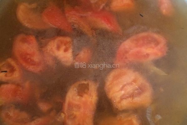 西红柿蛋花面的做法图解6
