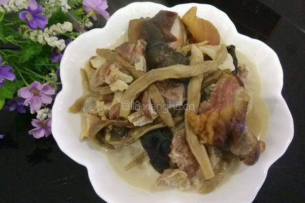 炖腊猪腿的做法图解5