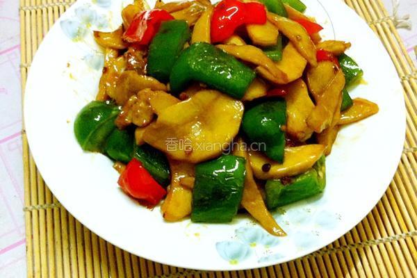 双椒蚝油杏鮑菇的做法图解7