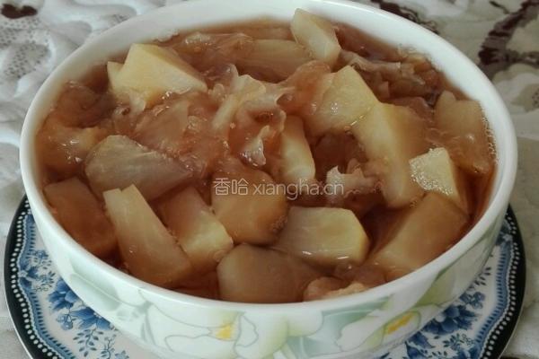 红糖苹果银耳汤的做法图解9