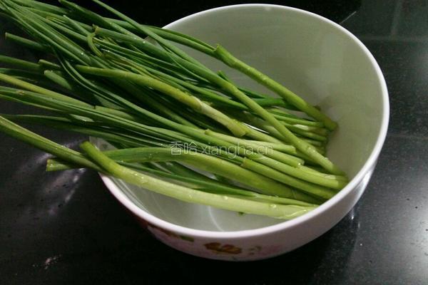 蒜苗～火箭饼的做法图解2