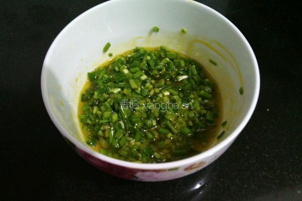 蒜苗～火箭饼的做法图解3