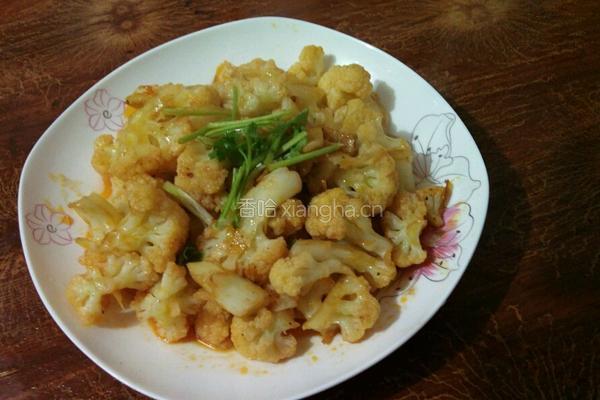 番茄沙司炒菜花的做法图解7