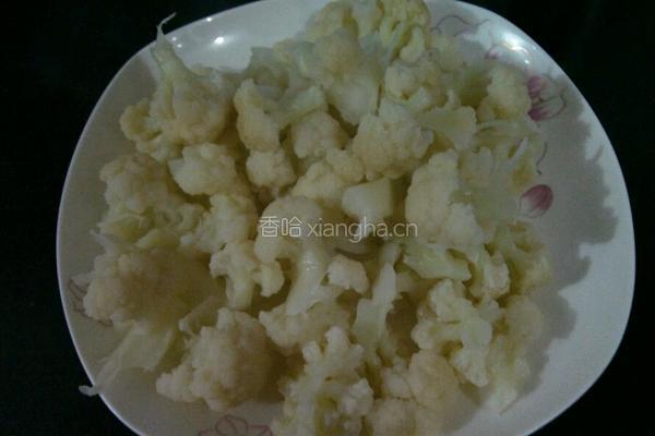 番茄沙司炒菜花的做法图解4