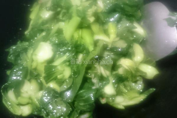 清炒青菜的做法图解3