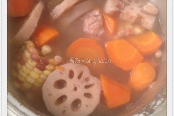 红萝卜玉米汤的做法图解7
