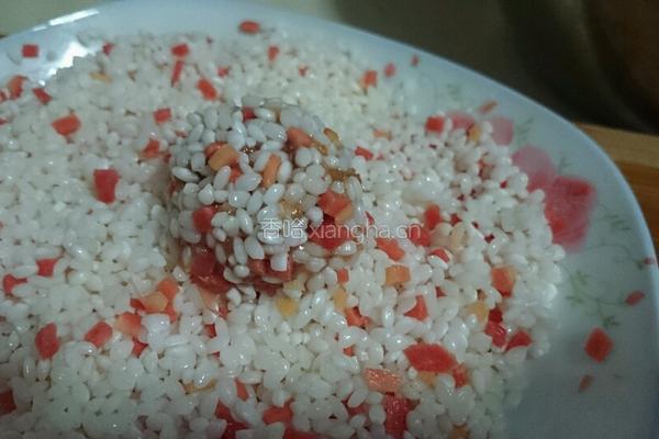 糯米猪肉水晶丸的做法图解11