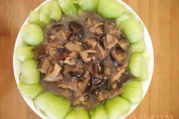 香菇趴油菜的做法图解4