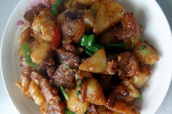 土豆烧肉的做法图解5