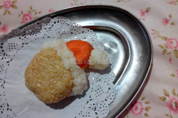 圣诞老人饭团的做法图解5