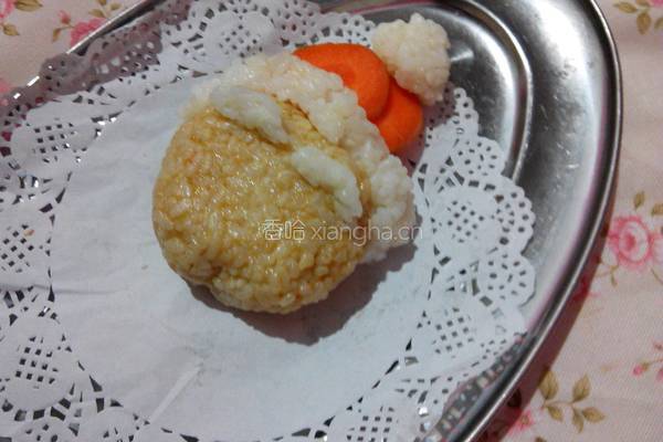 圣诞老人饭团的做法图解6