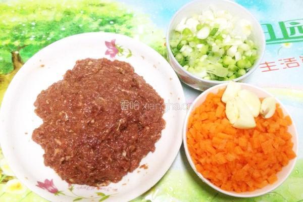 羊肉沫炒饭的做法图解2