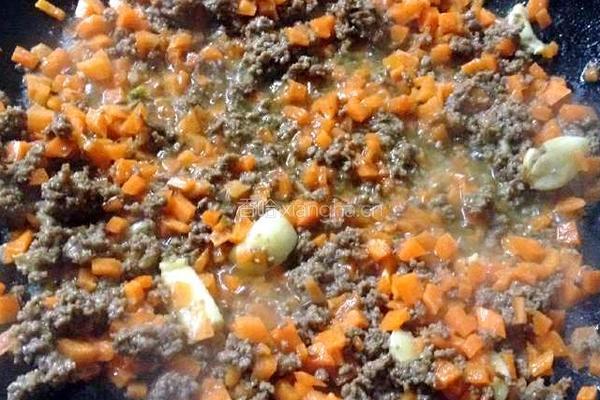 羊肉沫炒饭的做法图解6