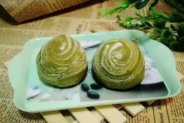 抹茶绿豆酥的做法图解23