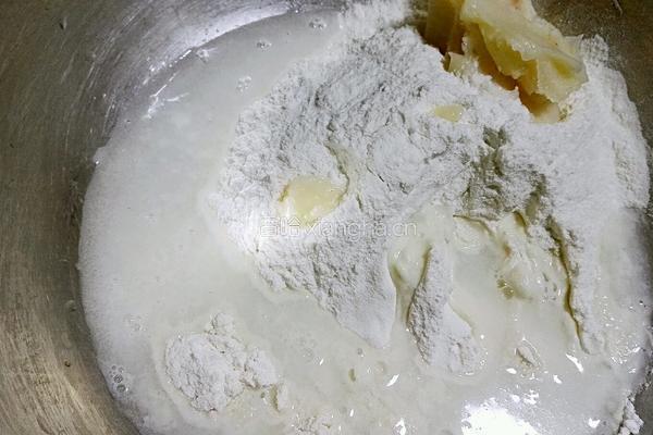 抹茶绿豆酥的做法图解2