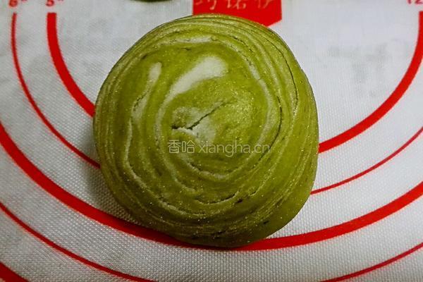 抹茶绿豆酥的做法图解18