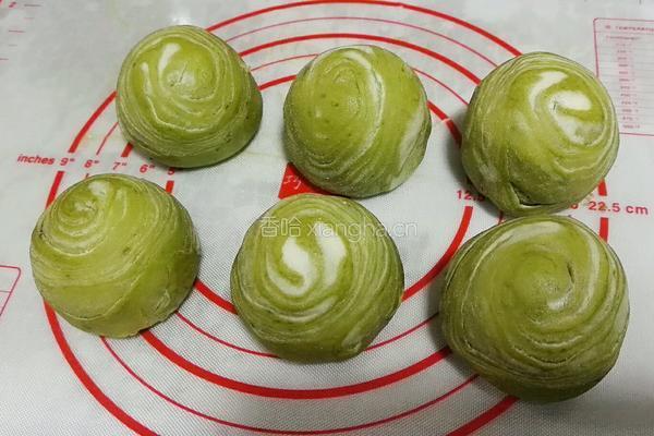 抹茶绿豆酥的做法图解19