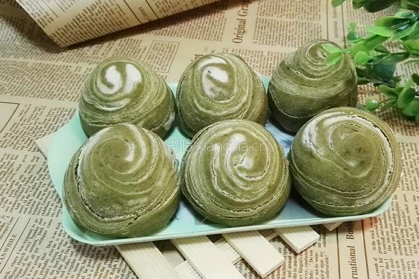 抹茶绿豆酥的做法图解22