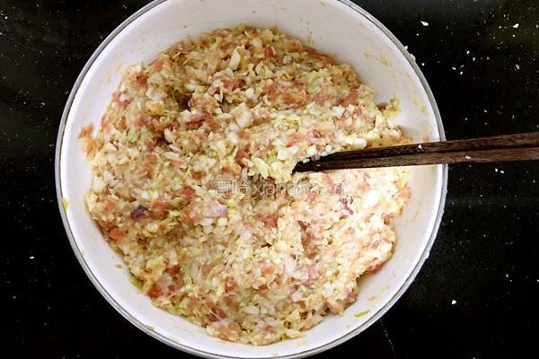 圆白菜猪肉水饺的做法图解13