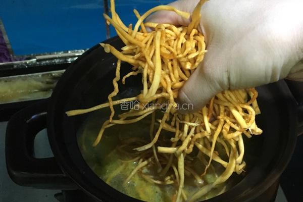 虫草花猪脚汤的做法图解10