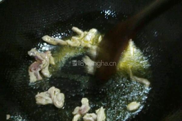 雪菜香干炒肉丝的做法图解2