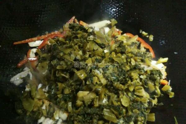 雪菜香干炒肉丝的做法图解4