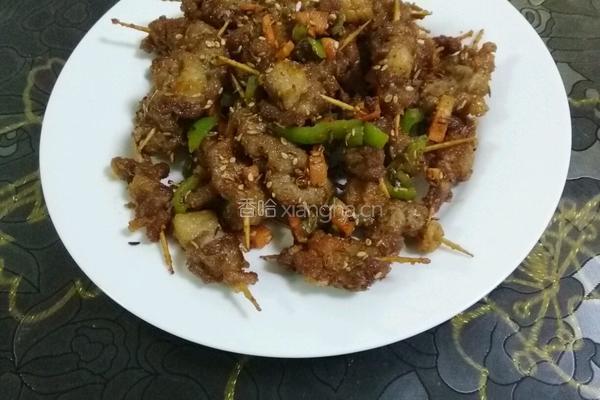 自制迷你牛肉串的做法图解8