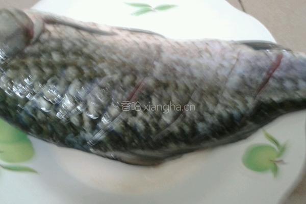鲫鱼冻豆腐汤的做法图解1