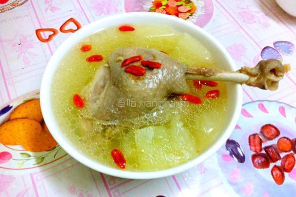 鹅肉冬瓜汤的做法图解5