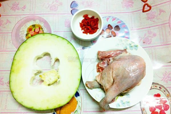 鹅肉冬瓜汤的做法图解1
