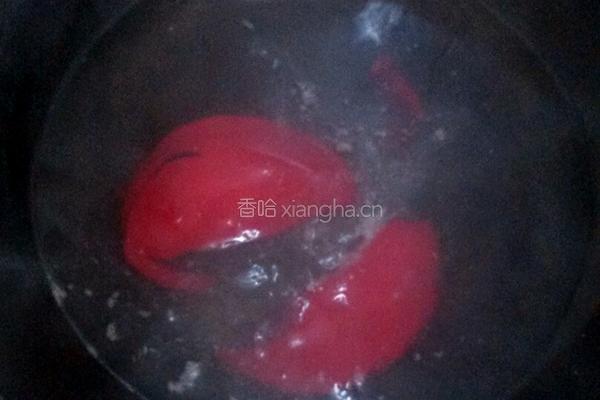 平菇白菜鸡血汤的做法图解2