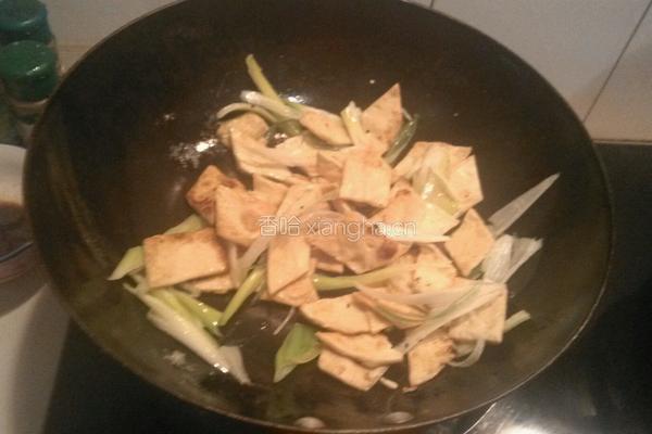 葱煎豆腐的做法图解8