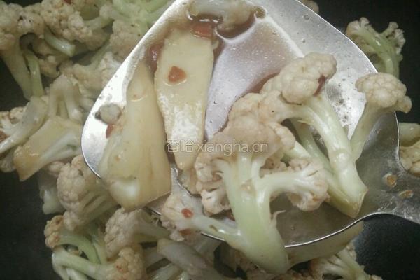 酱烧菜花的做法图解5