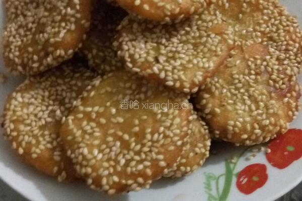 芝麻南瓜饼南瓜球的做法图解6