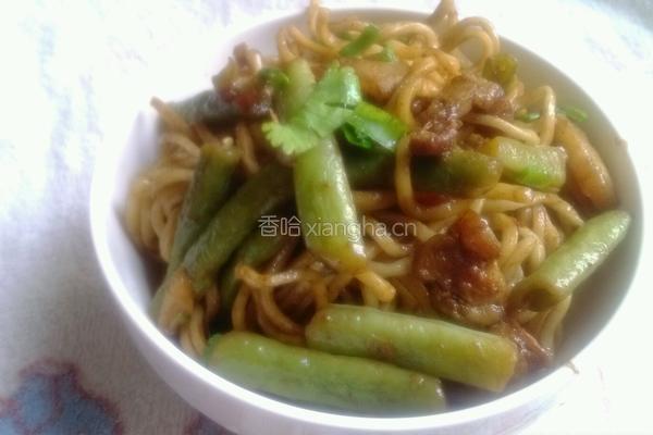 扁豆焖面的做法图解13