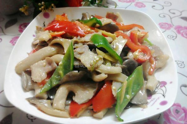 平菇炒肉的做法图解10