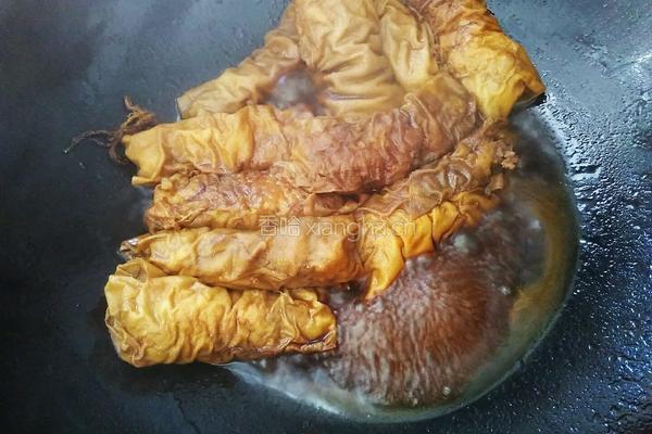 红烧百叶包肉的做法图解10