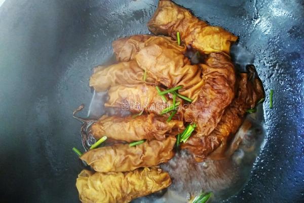 红烧百叶包肉的做法图解11