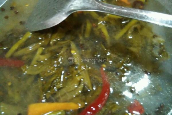 酸菜鱼片的做法图解7