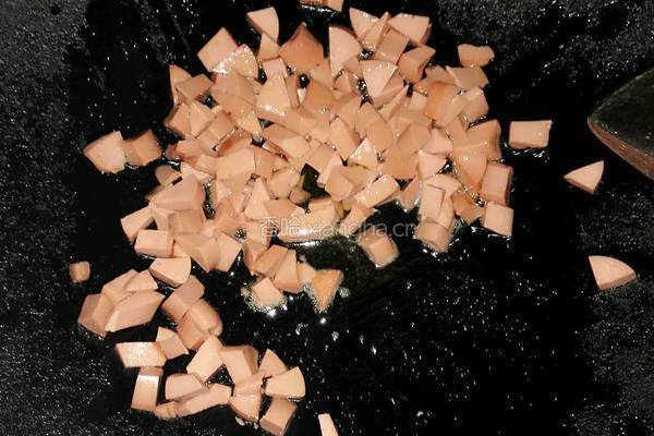 果蔬蛋炒饭的做法图解4